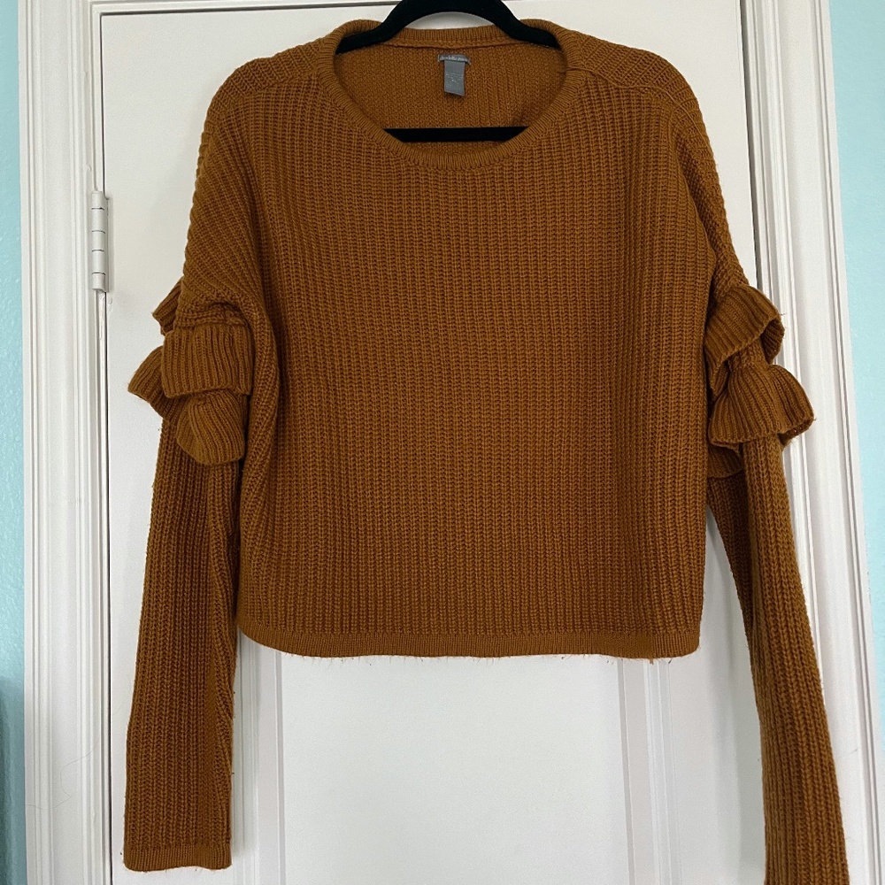 Charlotte Russe | Mustard Yellow Knit Sweater